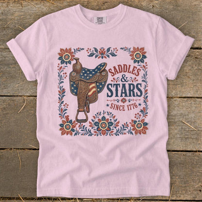 Saddles & Stars Signature Tee