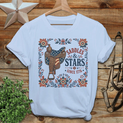 Saddles & Stars Softstyle Tee