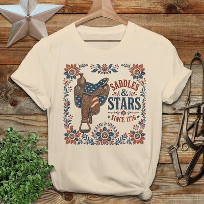 Saddles & Stars Softstyle Tee