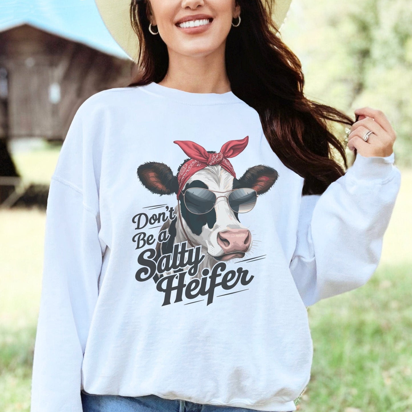 Salty Heifer Long Sleeve Tee