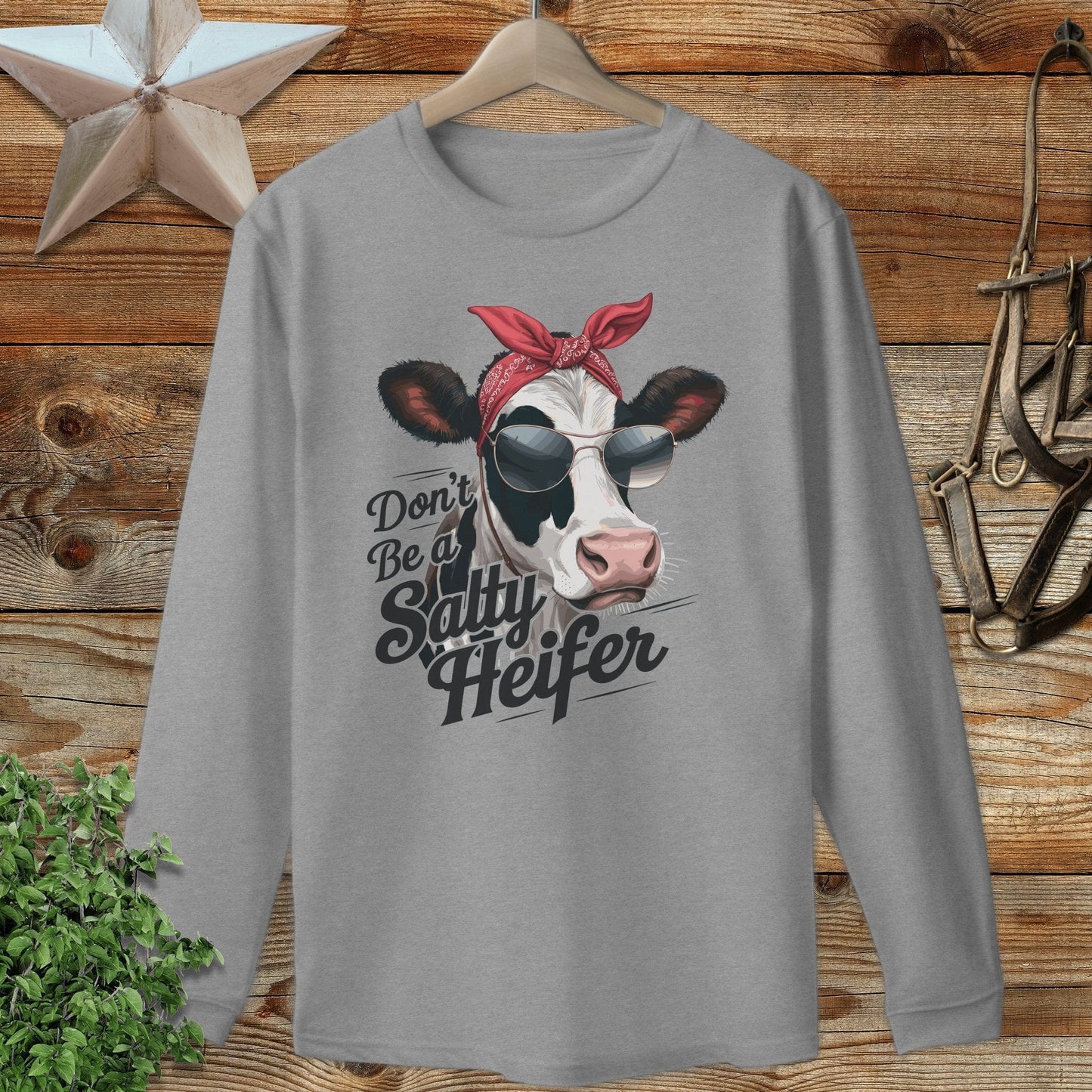 Salty Heifer Long Sleeve Tee