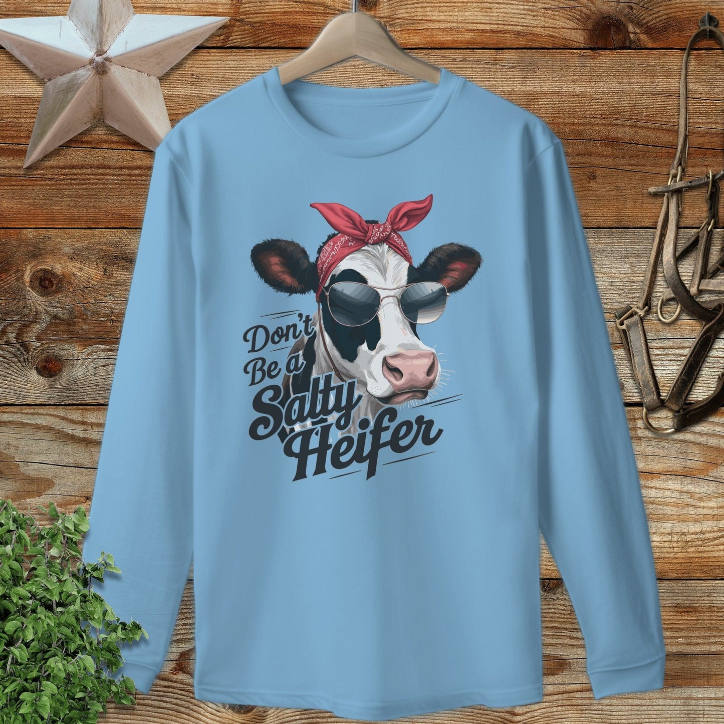 Salty Heifer Long Sleeve Tee