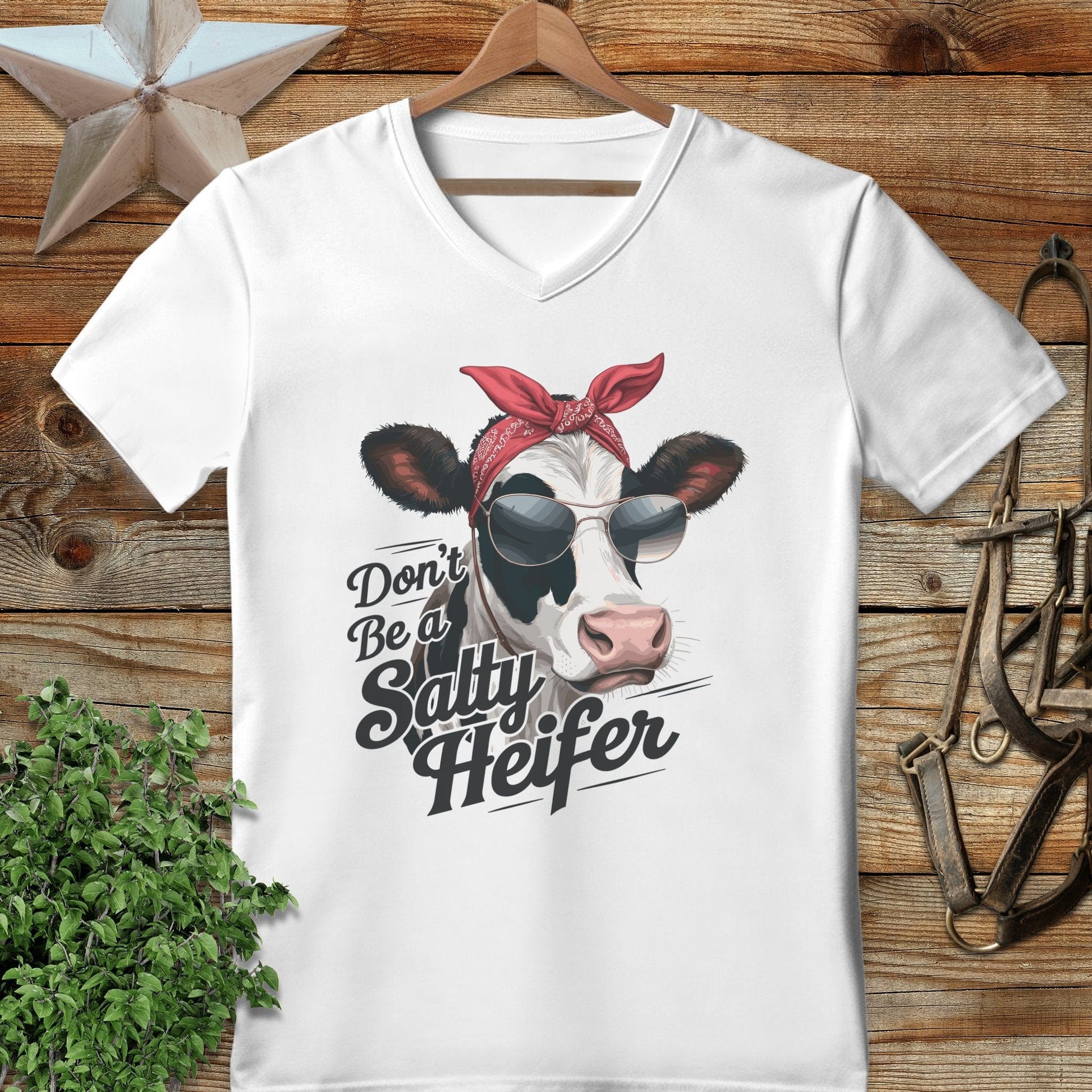 Salty Heifer V-neck