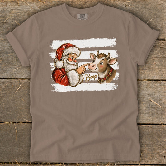 Santa Boop Cow Signature Tee