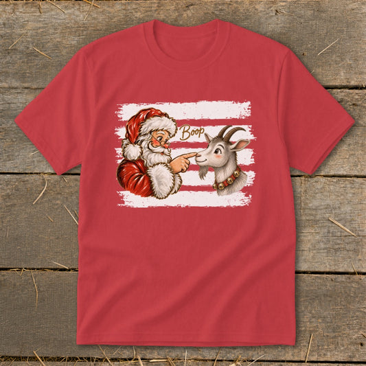 Santa Boop Goat Youth Tee