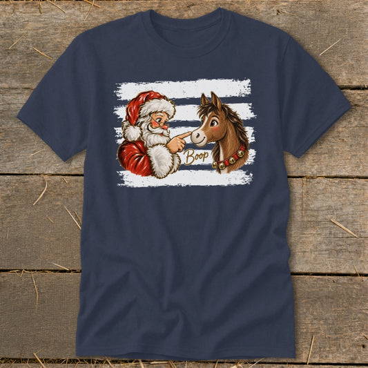 Santa Boop Horse Classic Tee