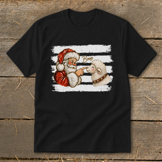 Santa Boop Sheep Youth Tee