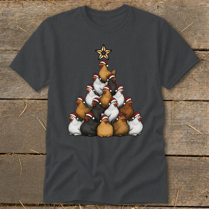 Santa Chicken Tree Classic Tee