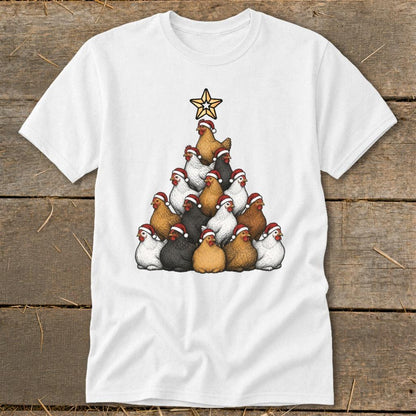 Santa Chicken Tree Classic Tee