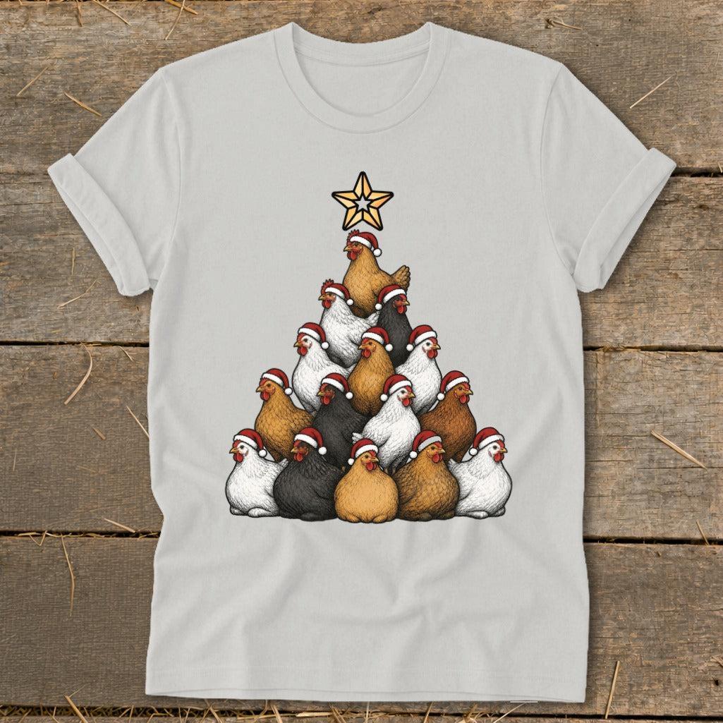 Santa Chicken Tree Softstyle Tee