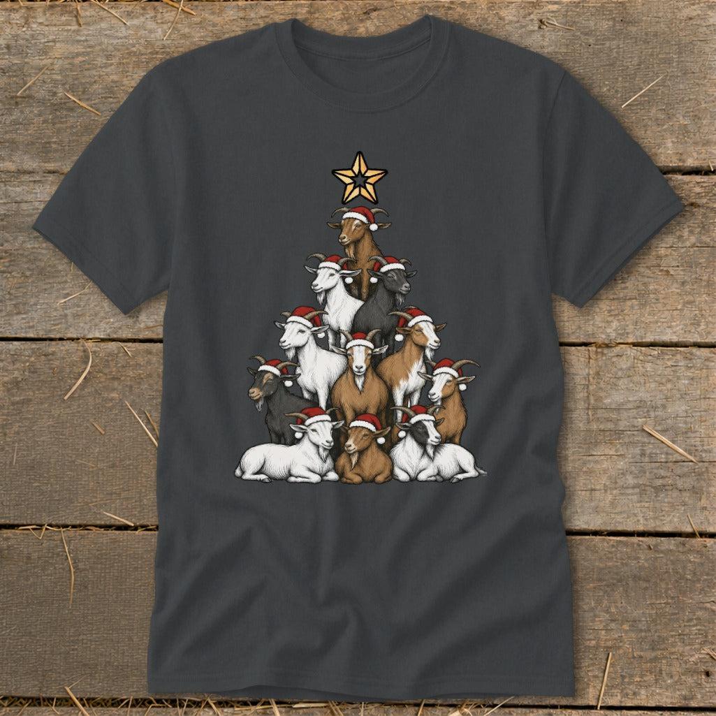 Santa Goat Tree Classic Tee