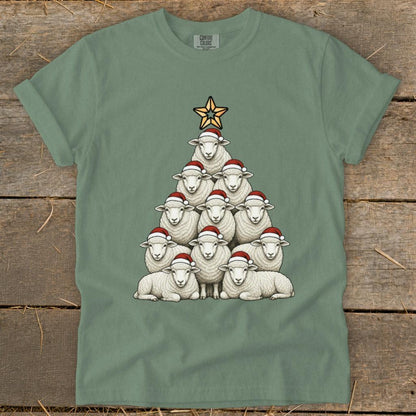 Santa Sheep Tree Signature Tee
