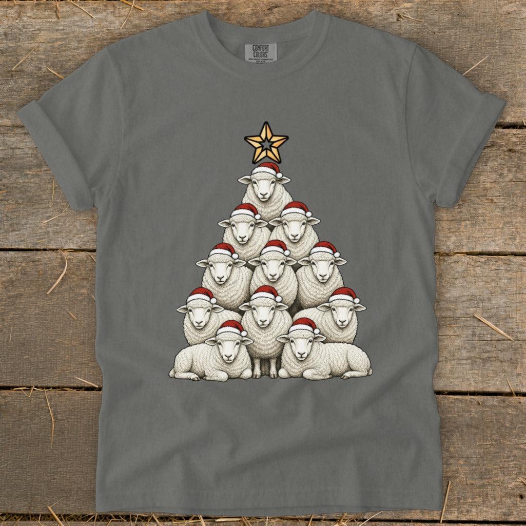 Santa Sheep Tree Signature Tee