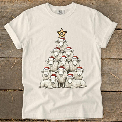 Santa Sheep Tree Signature Tee