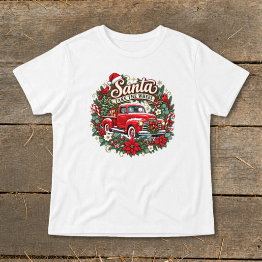 Santa Take the Wheel Infant Tee