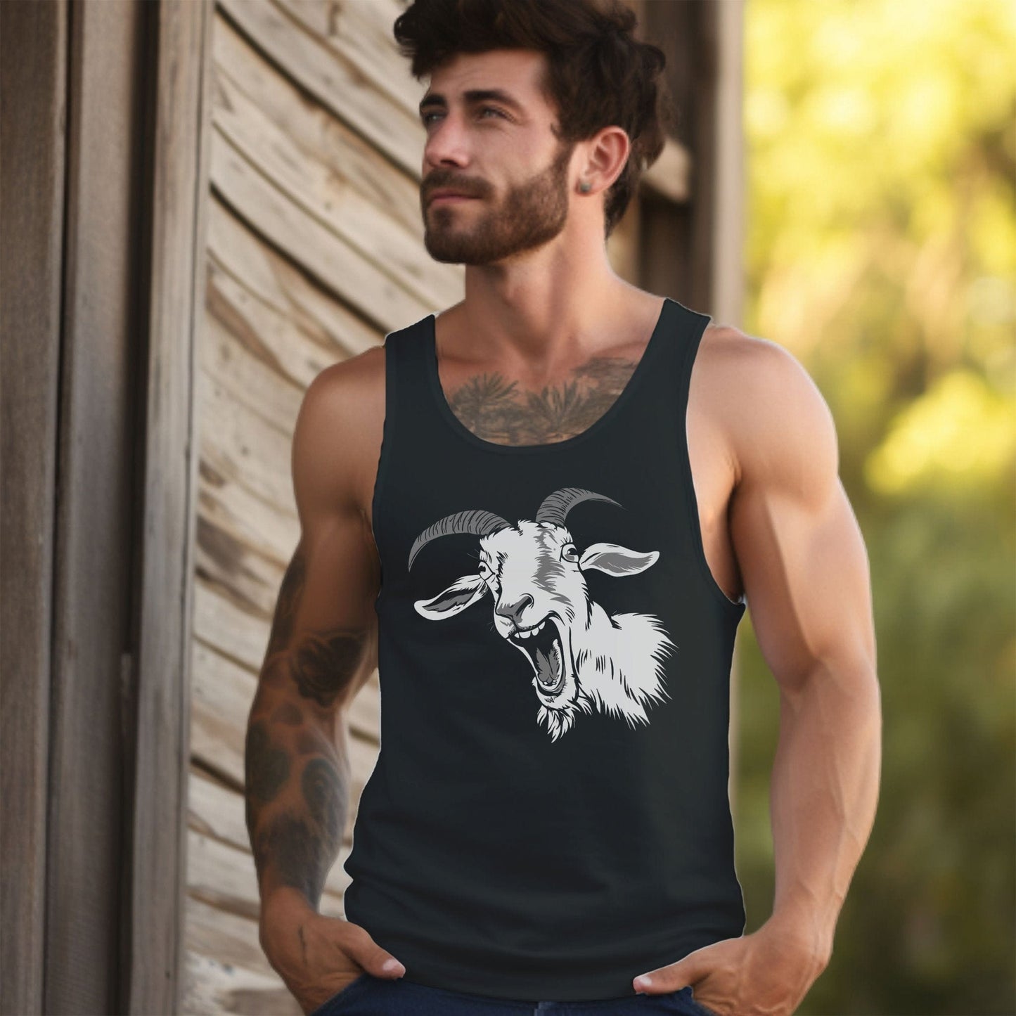 Screaming Goat Tank Top