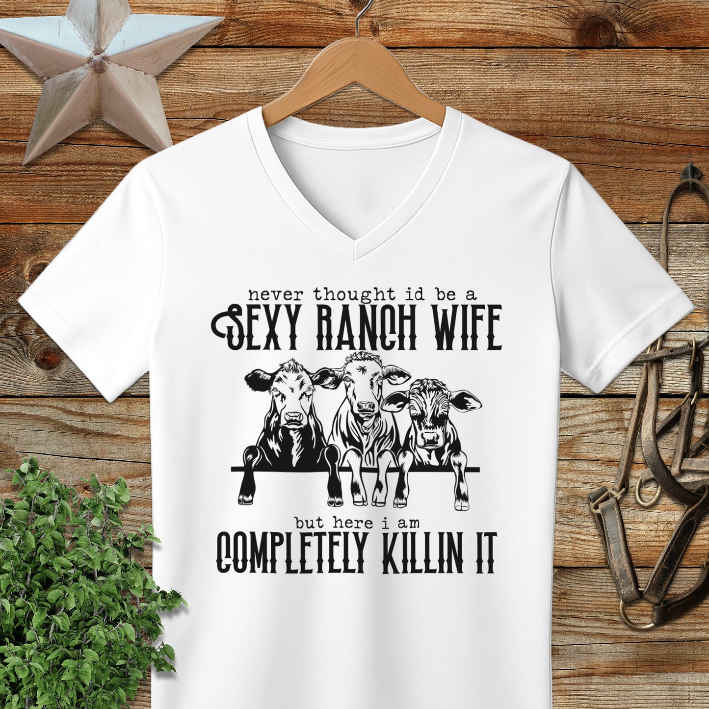 Sexy Ranch Wife V-neck