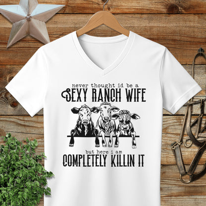 Sexy Ranch Wife V-neck