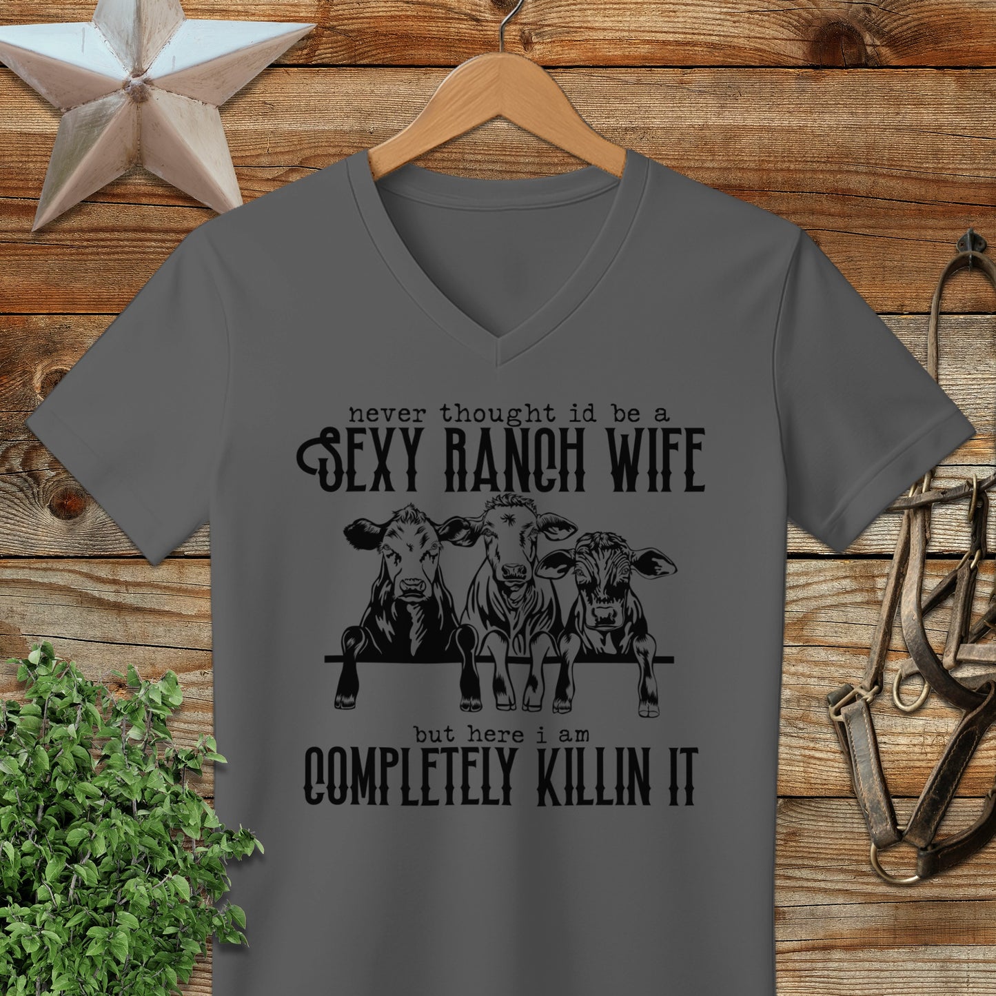 Sexy Ranch Wife V-neck