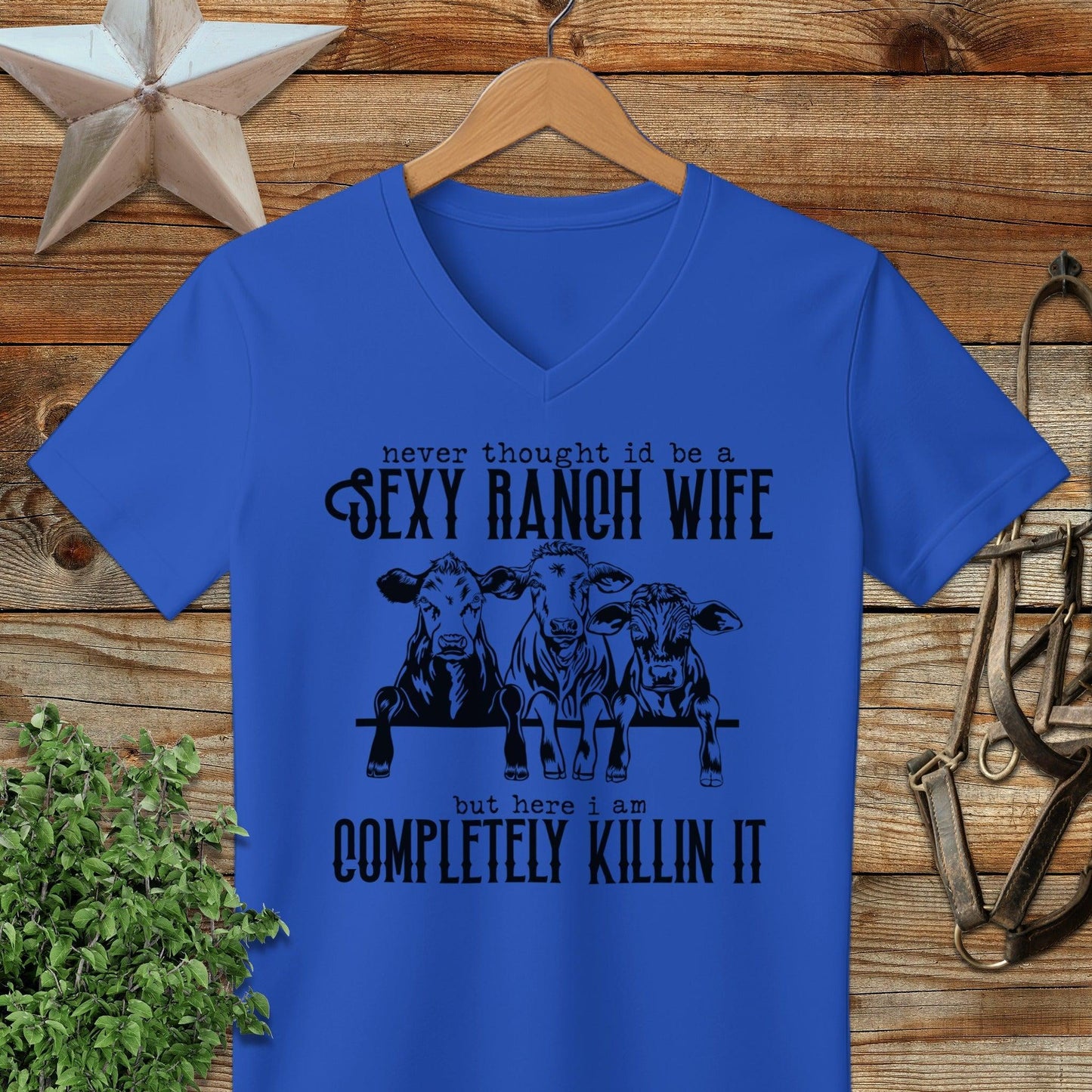 Sexy Ranch Wife V-neck