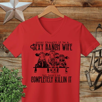 Sexy Ranch Wife V-neck