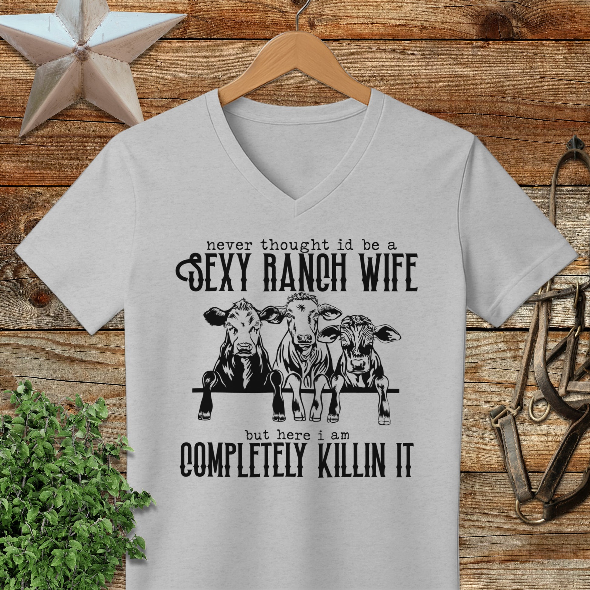 Sexy Ranch Wife V-neck