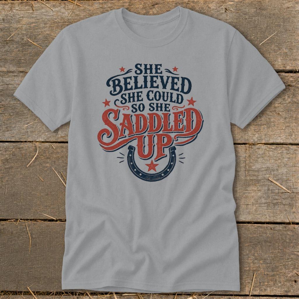 She Saddled Up Classic Tee