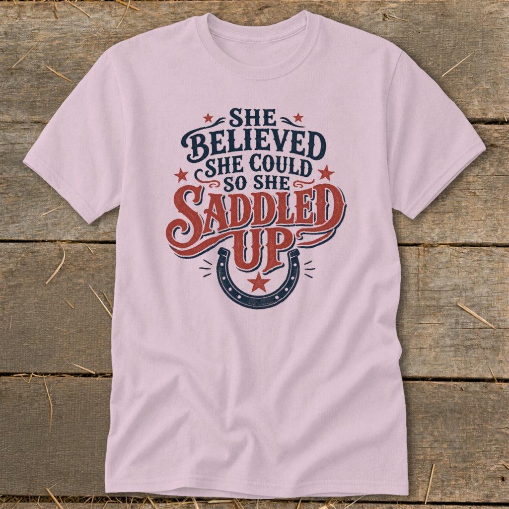 She Saddled Up Classic Tee