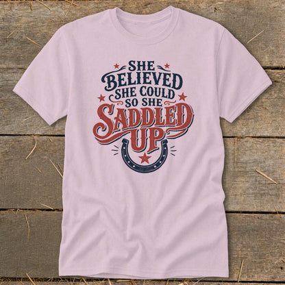 She Saddled Up Classic Tee
