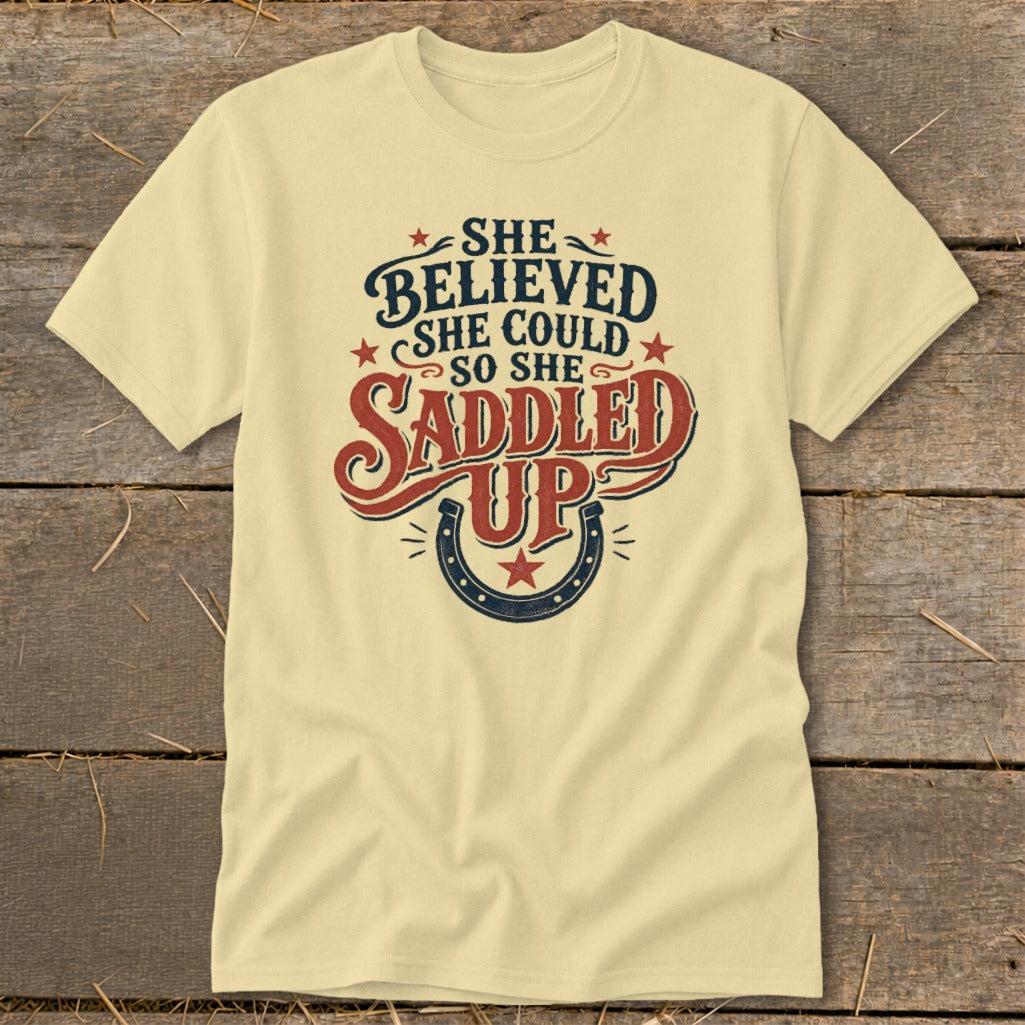 She Saddled Up Classic Tee