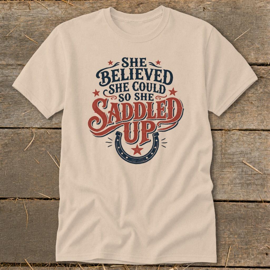 She Saddled Up Classic Tee