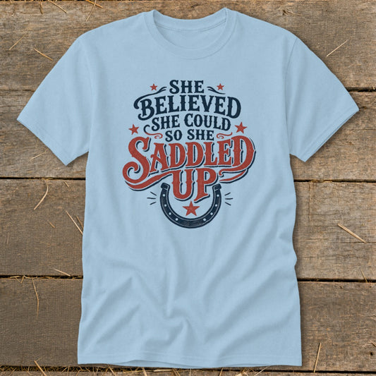 She Saddled Up Classic Tee