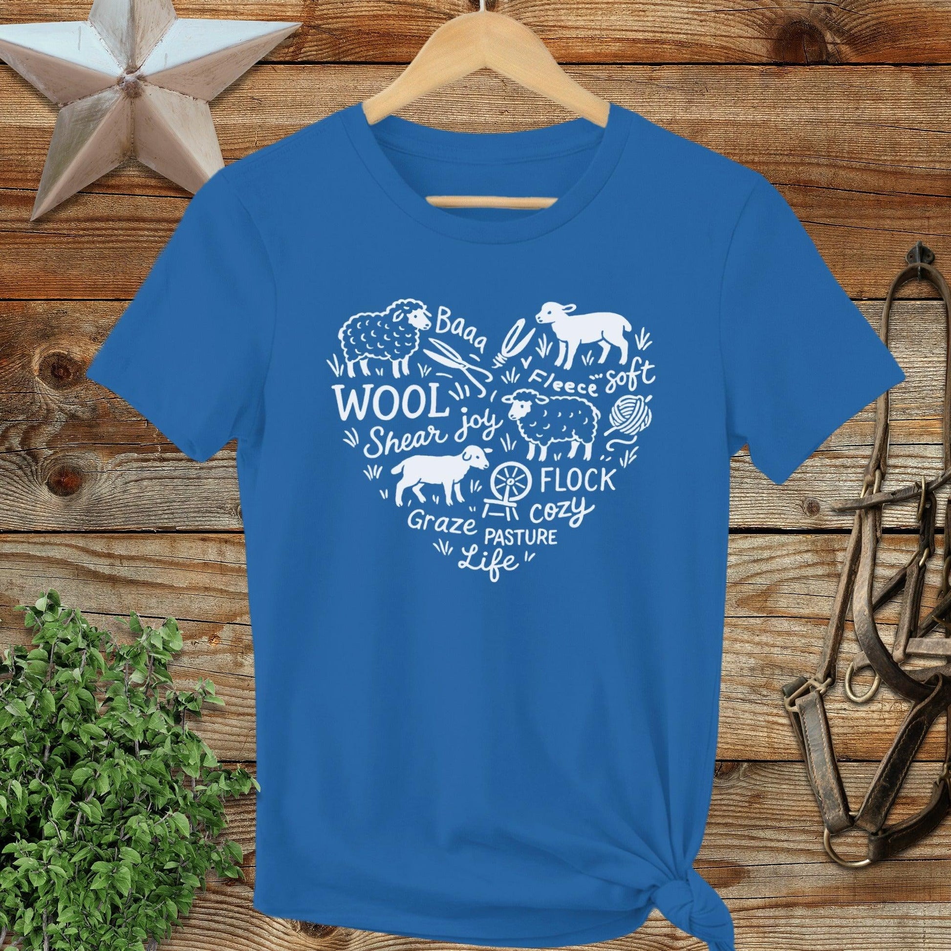 Sheep Farm Heart Ladies Tee