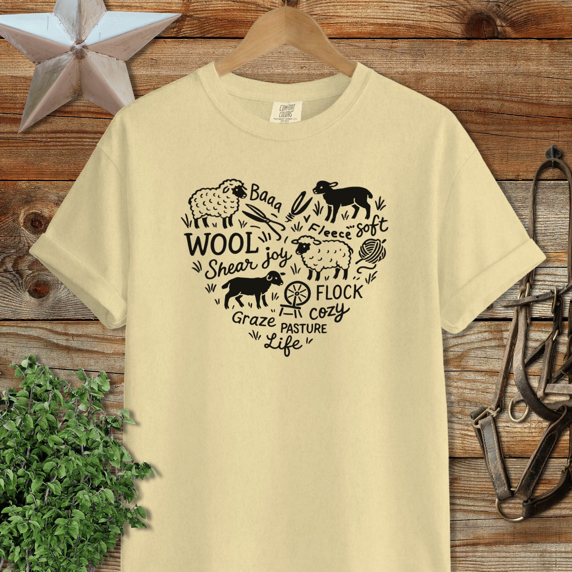 Sheep Farm Heart Signature Tee
