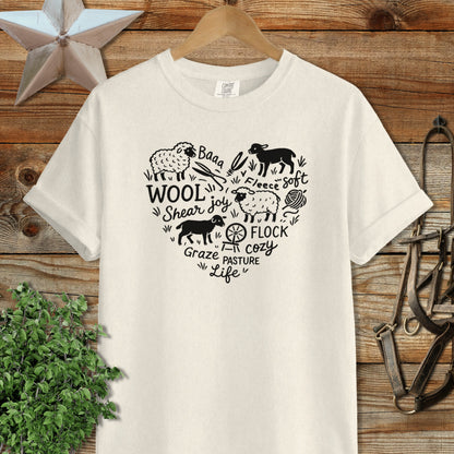 Sheep Farm Heart Signature Tee