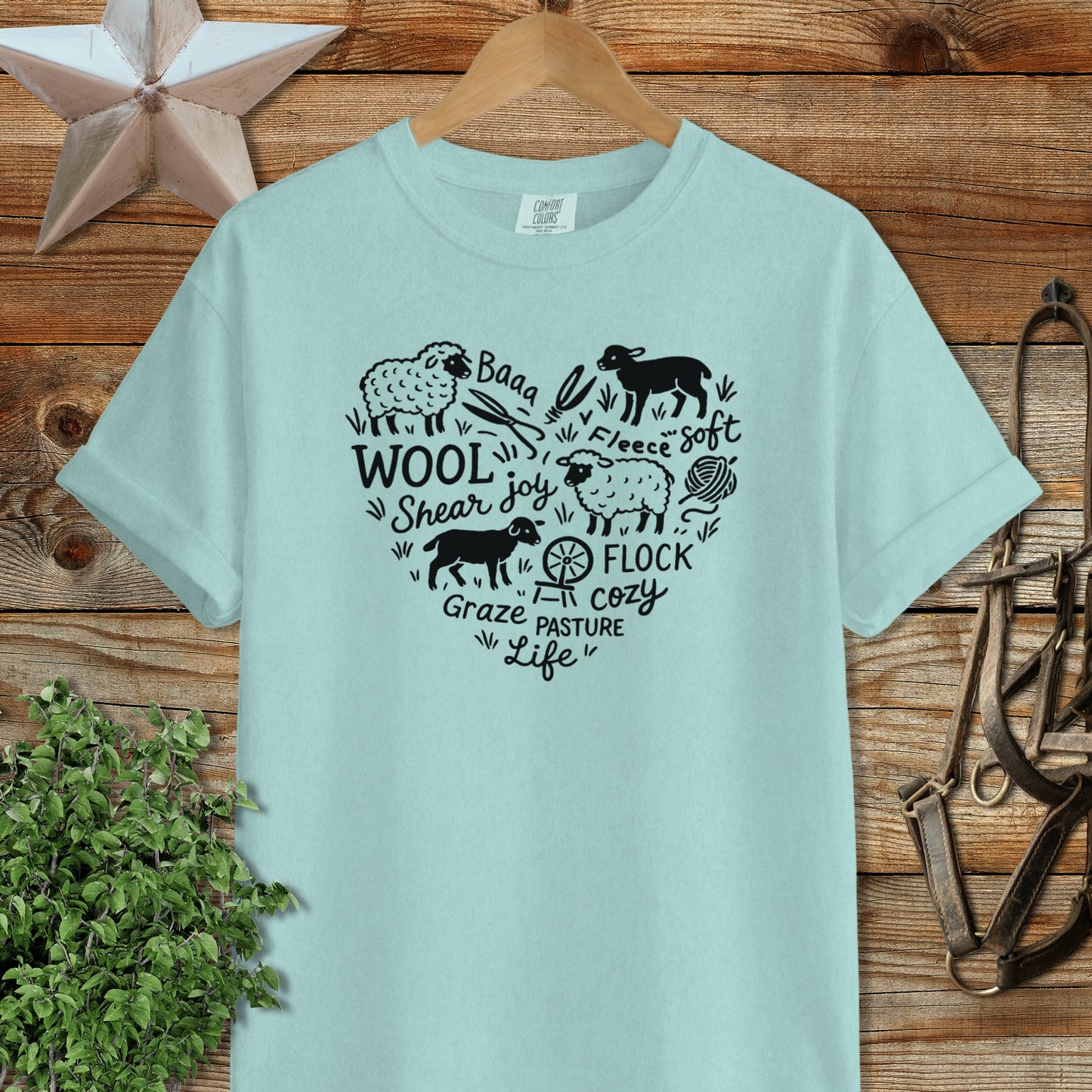 Sheep Farm Heart Signature Tee