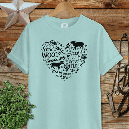 Sheep Farm Heart Signature Tee