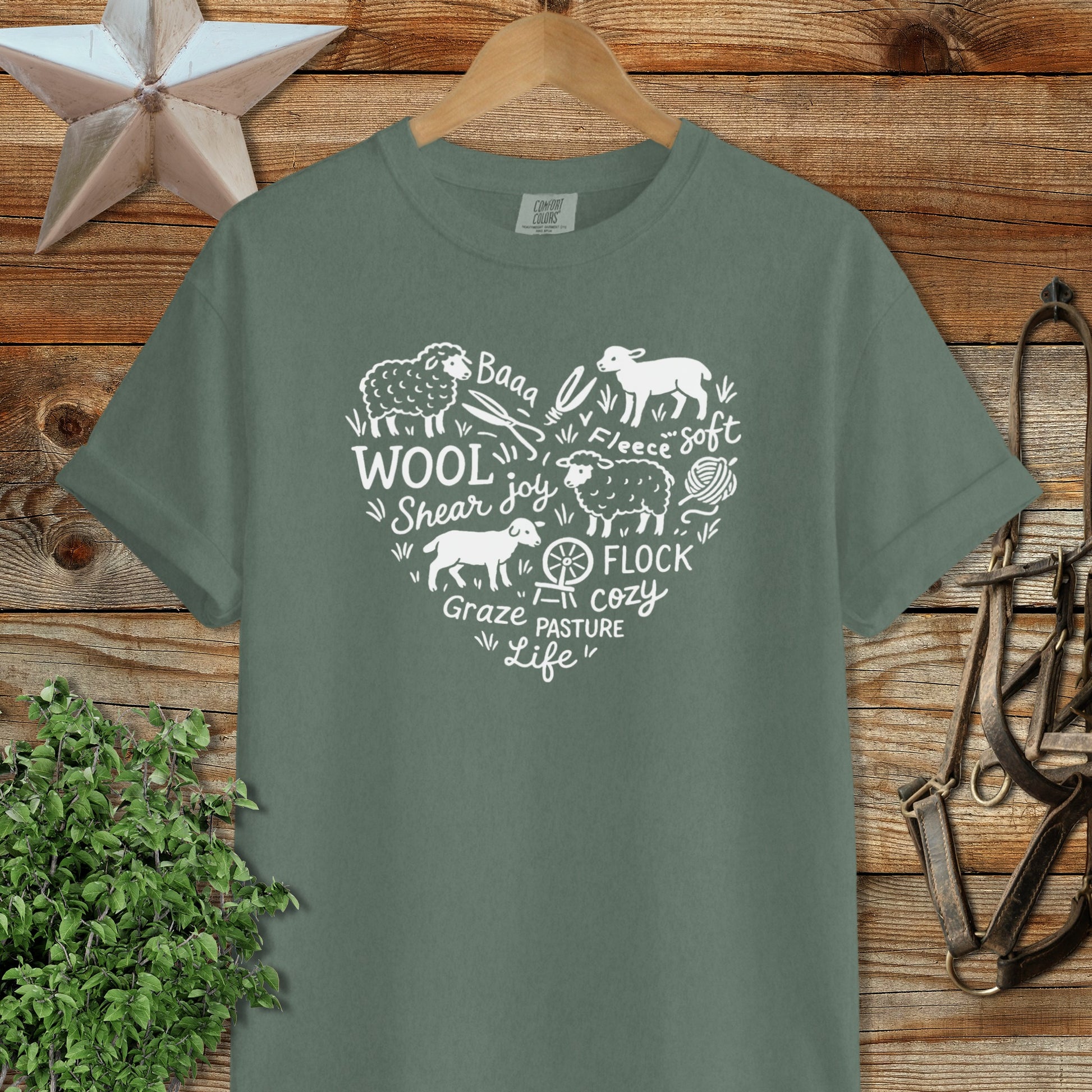 Sheep Farm Heart Signature Tee
