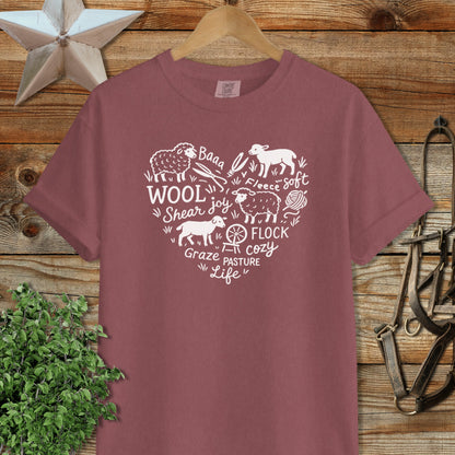 Sheep Farm Heart Signature Tee