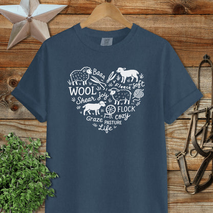 Sheep Farm Heart Signature Tee