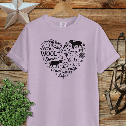 Sheep Farm Heart Signature Tee