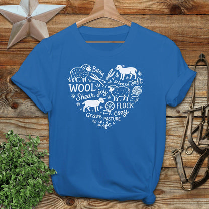 Sheep Farm Heart Softstyle Tee