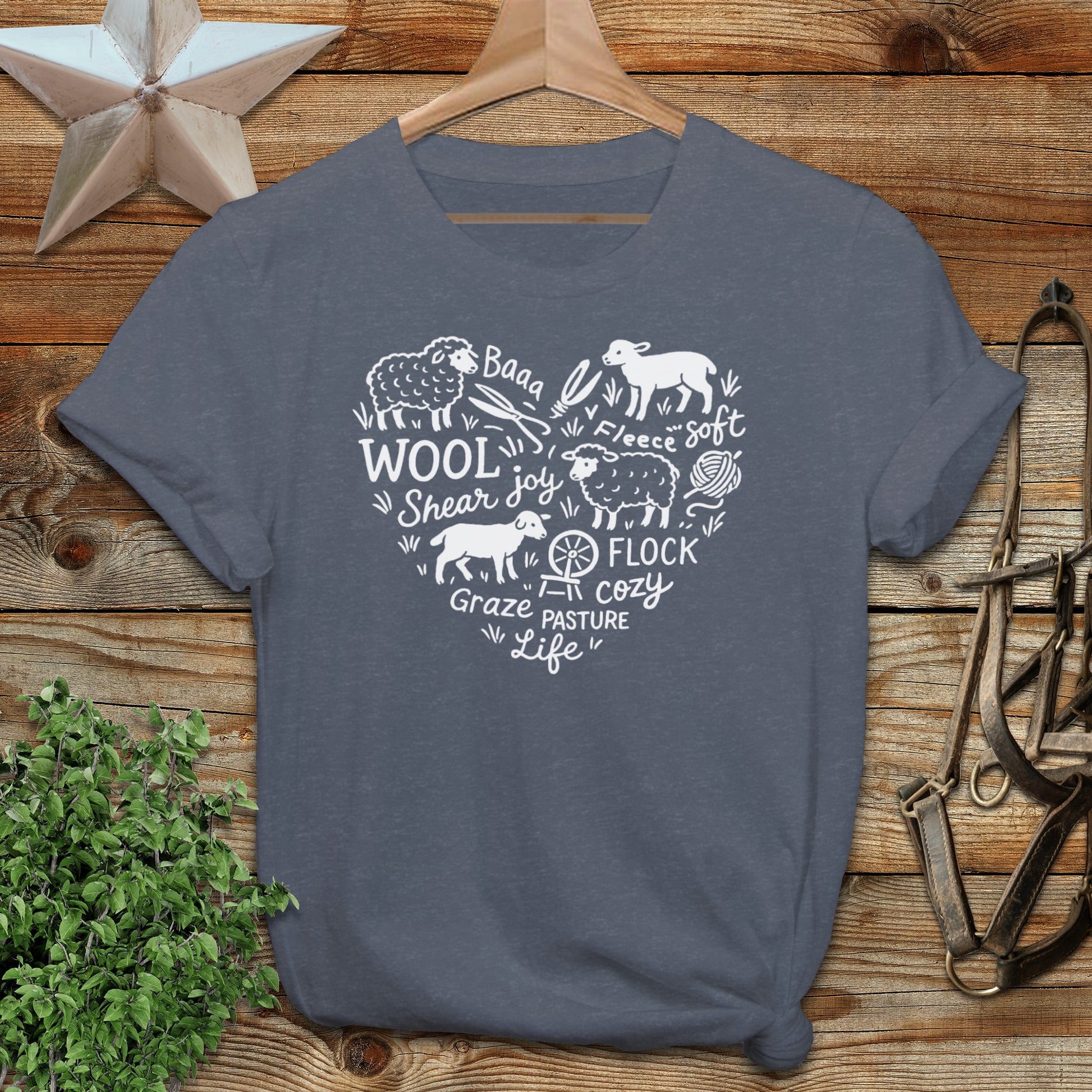 Sheep Farm Heart Softstyle Tee