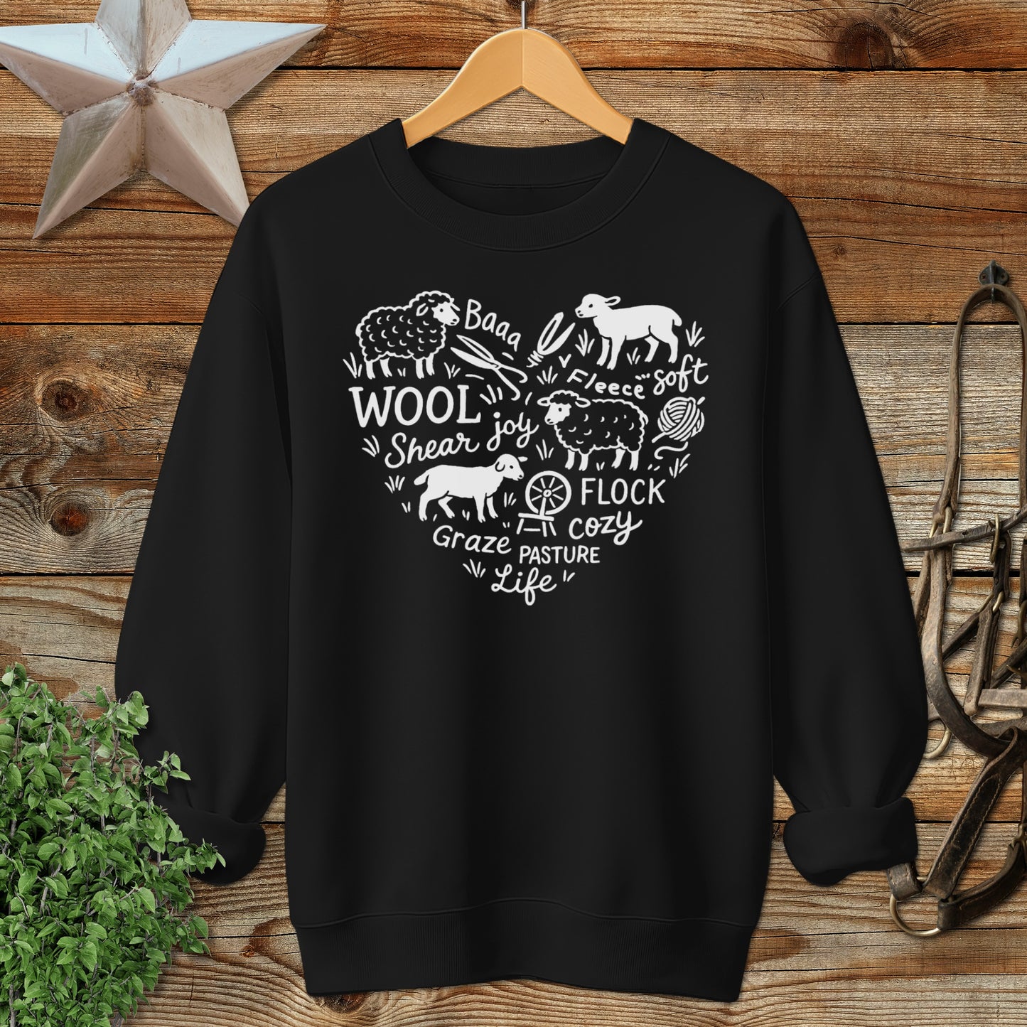 Sheep Farm Heart Sweatshirt