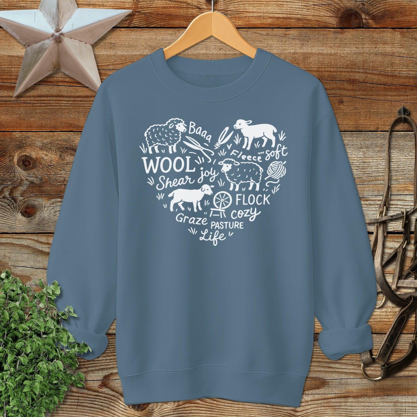 Sheep Farm Heart Sweatshirt