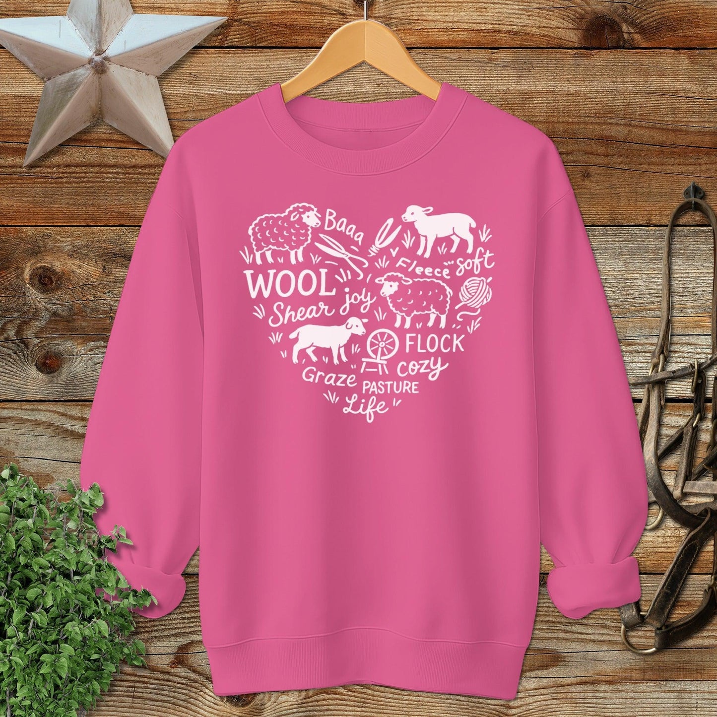 Sheep Farm Heart Sweatshirt