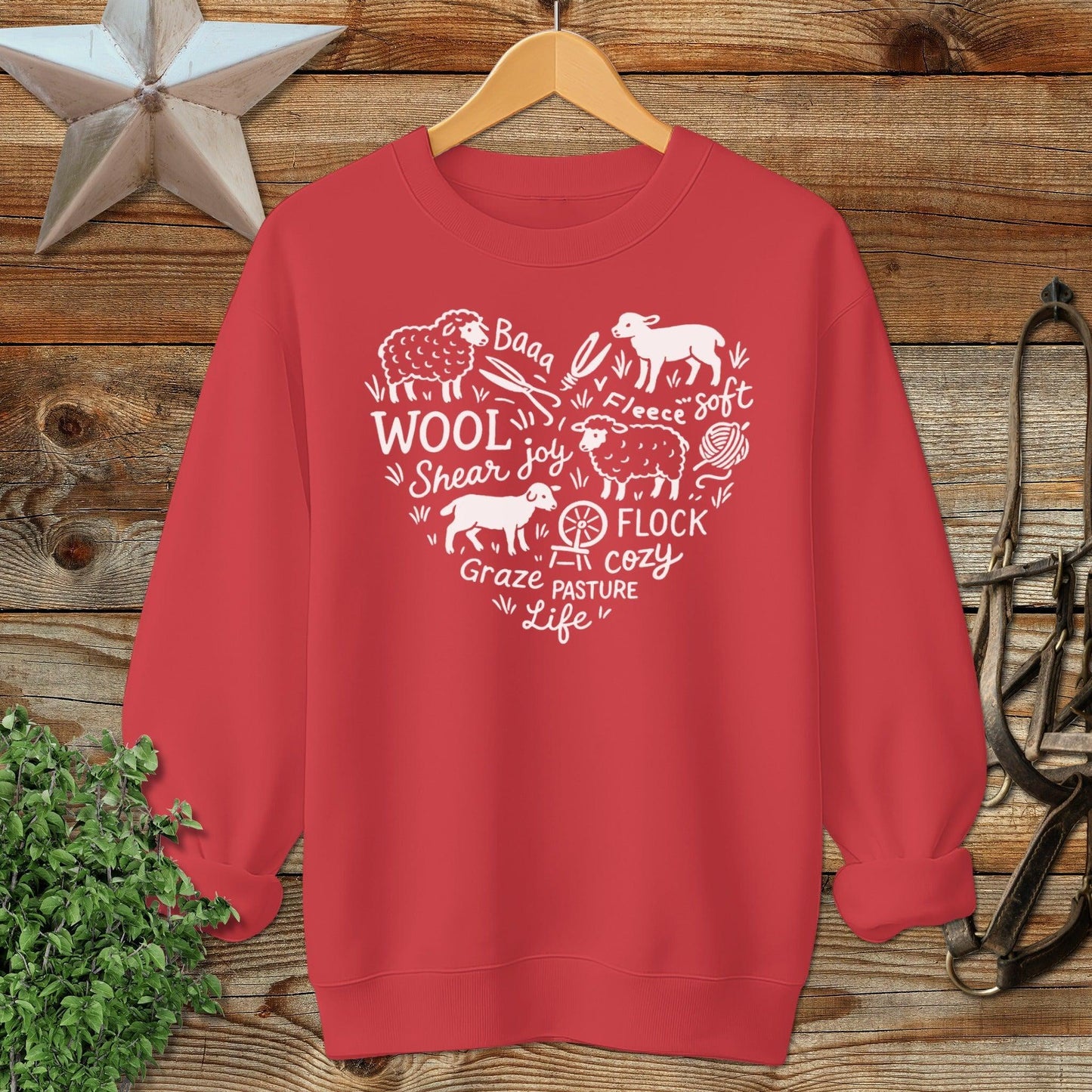 Sheep Farm Heart Sweatshirt