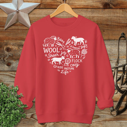 Sheep Farm Heart Sweatshirt