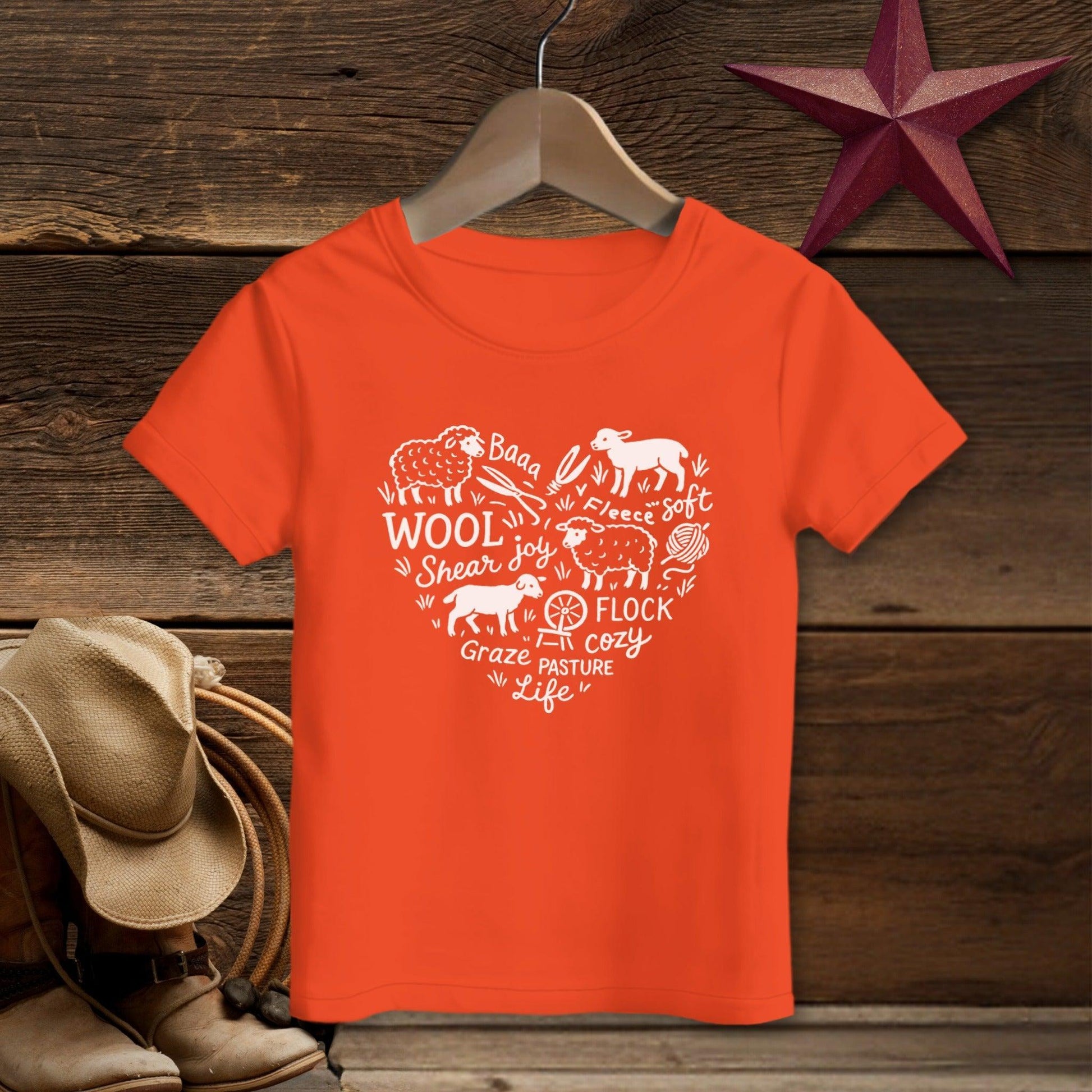 Sheep Farm Heart T-Shirt (Toddler)