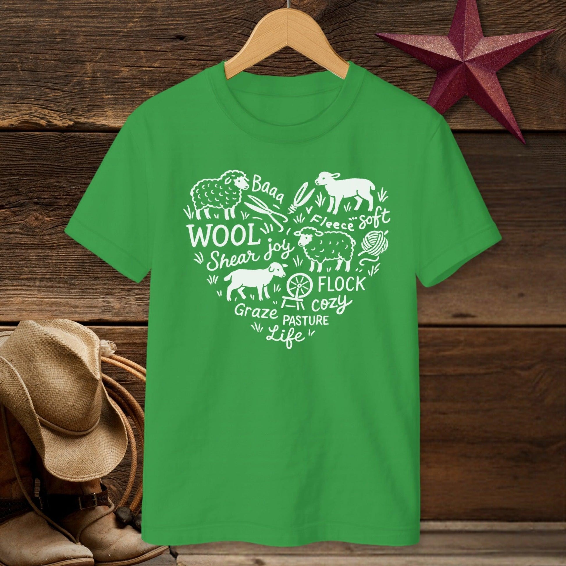 Sheep Farm Heart T-shirt (Youth)